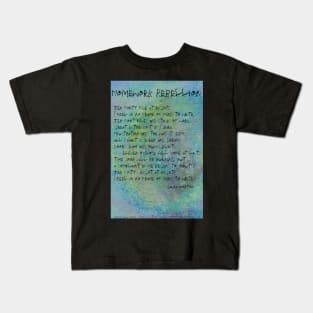 Homework Rebellion Kids T-Shirt